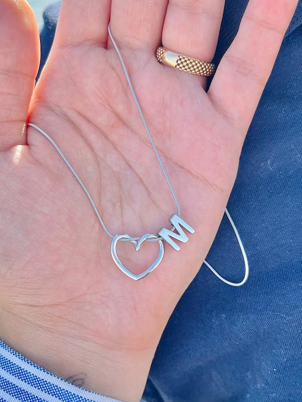 گردنبند فول استیل M