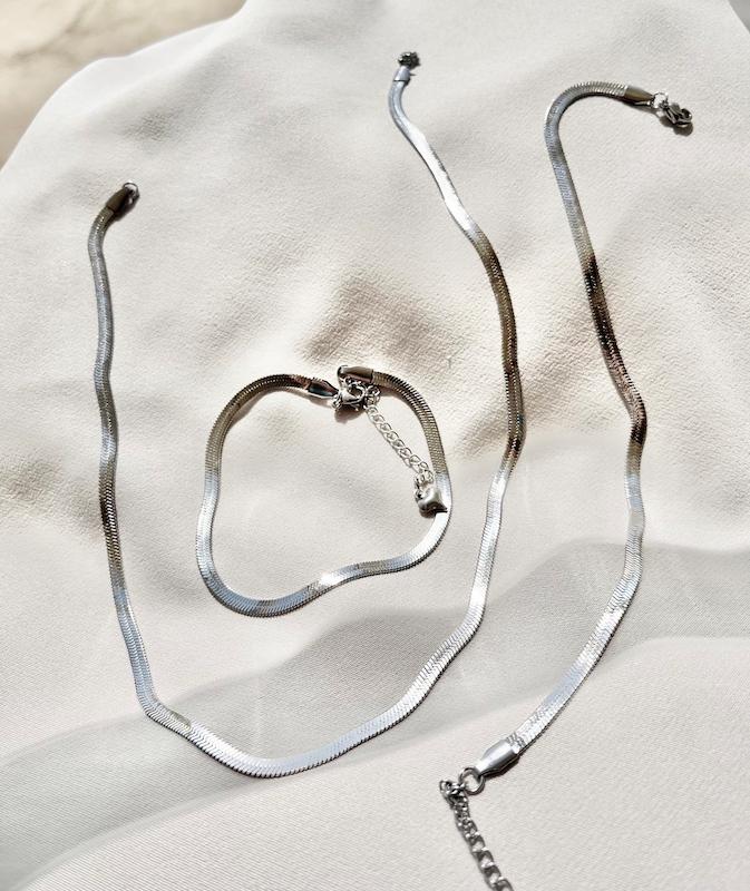 ست ماری عمری تمام استیل نقره ای