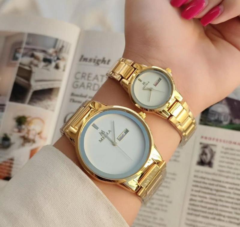 ساعت Mema طلایی زنانه / مردانه