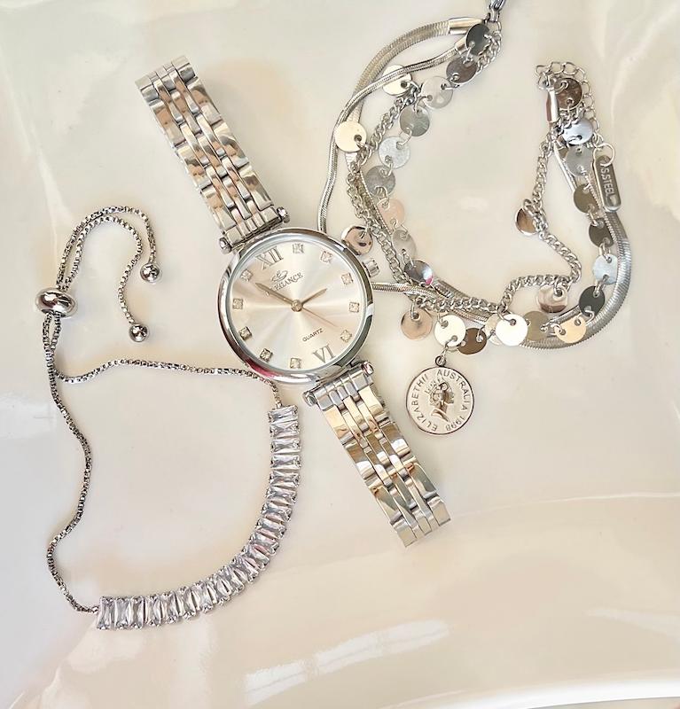 دستبند ۴ لاین الیزابت / دستبند آسانسوری تنیسی