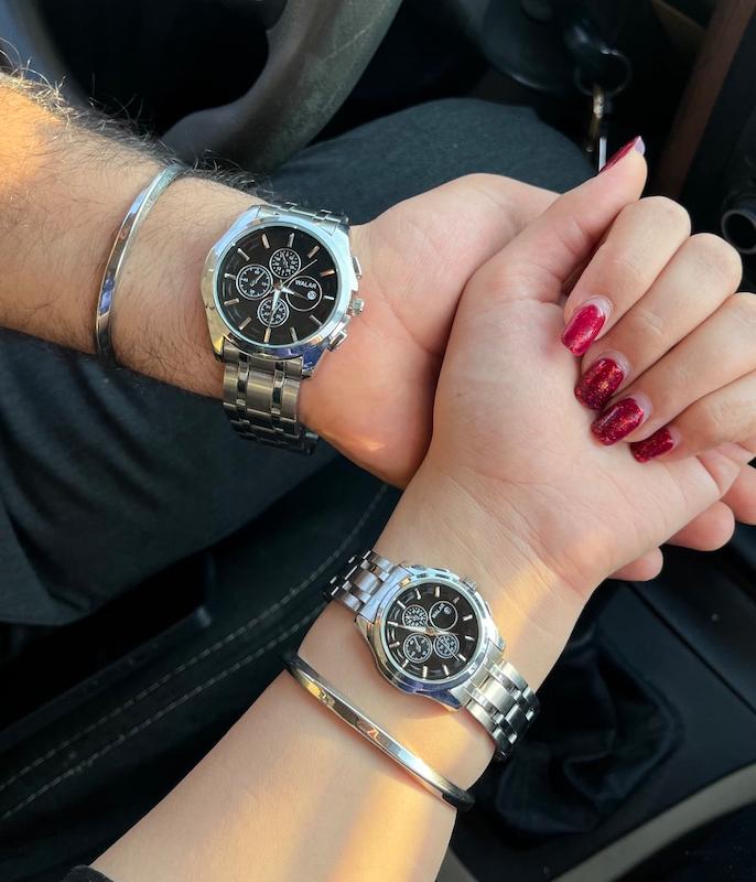 ساعت Walar صفحه مشکی