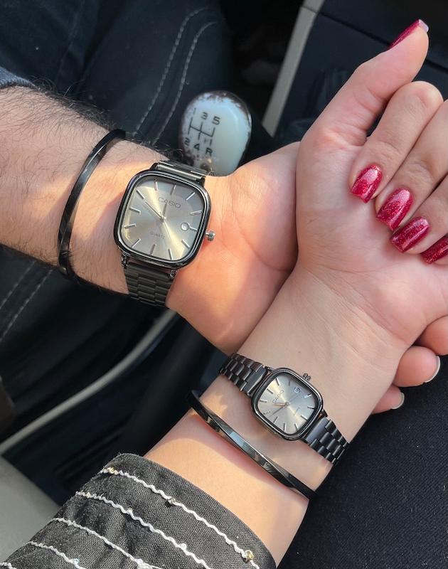 ساعت کاسیو اولدمانی بلک کارامل