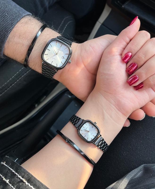 ساعت کاسیو اولدمانی بلک سیلور