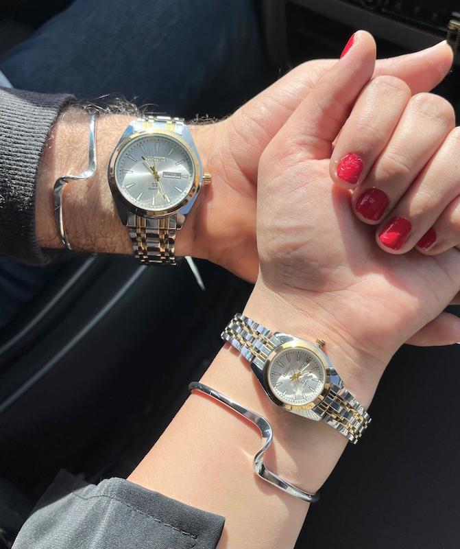 ساعت اورجینال Seiko گلد سیلور