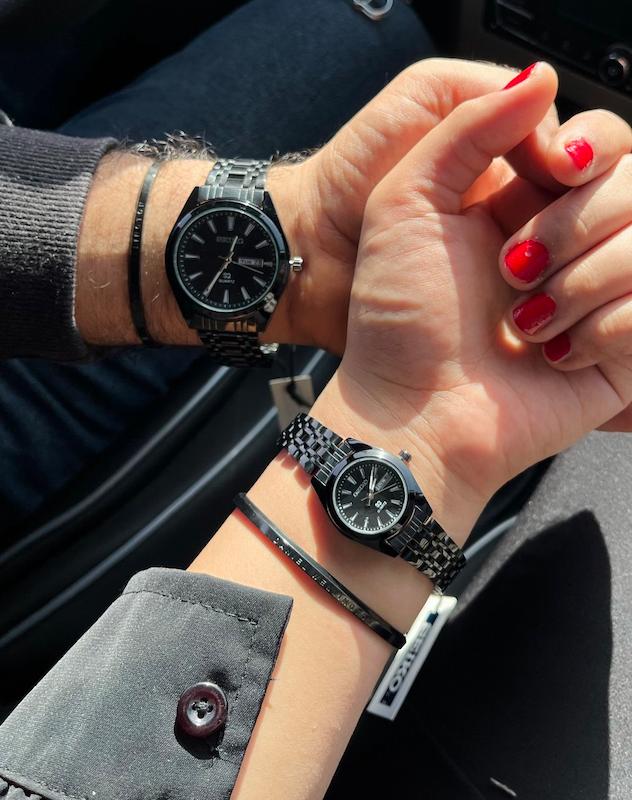 ساعت اورجینال Seiko فول بلک 