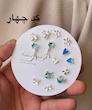 پک گوشواره میخ نقره