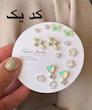 پک گوشواره میخ نقره