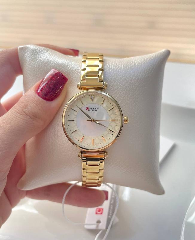 ساعت کارن CURREN طلایی 