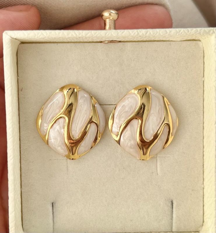 گوشواره مینا کاری