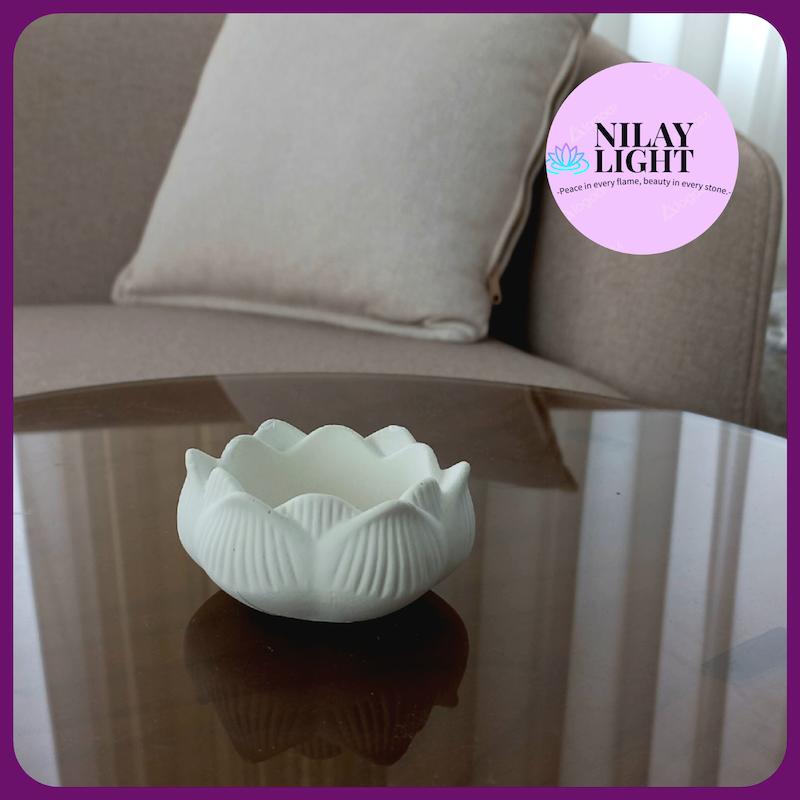 بیس خام سنگ مصنوعی جا وارمری گل نیلوفر