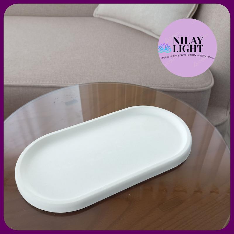 بیس خام سنگ مصنوعی سینی بیضی