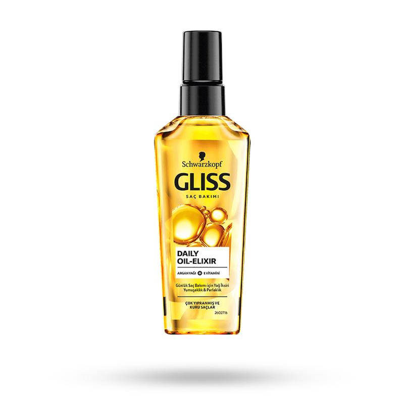 روغن آرگان مو گلیس ویتامین E اصلی Gliss 75ml