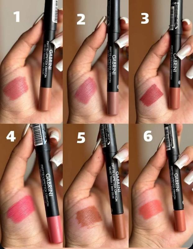 رژ لب مدادی گابرینی مدل Matt Lipstick Crayon