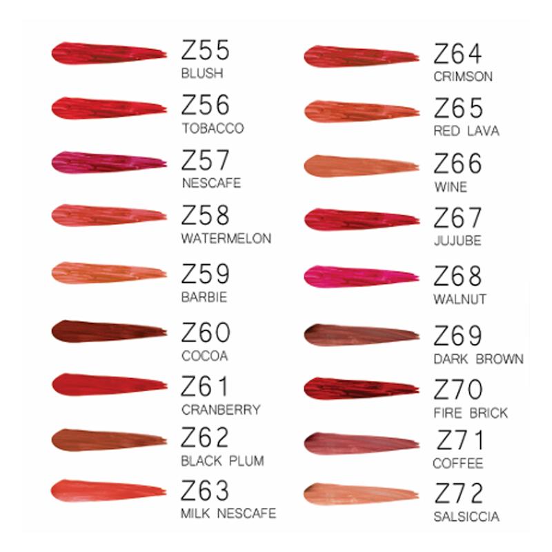 رژلب مایع براق زویا _ Zoya ایتالیا در 18 رنگ