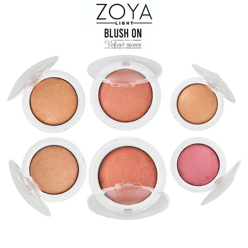 رژ گونه تک رنگ تراکوتا زویا _ Zoya ایتالیا در 6 رنگ