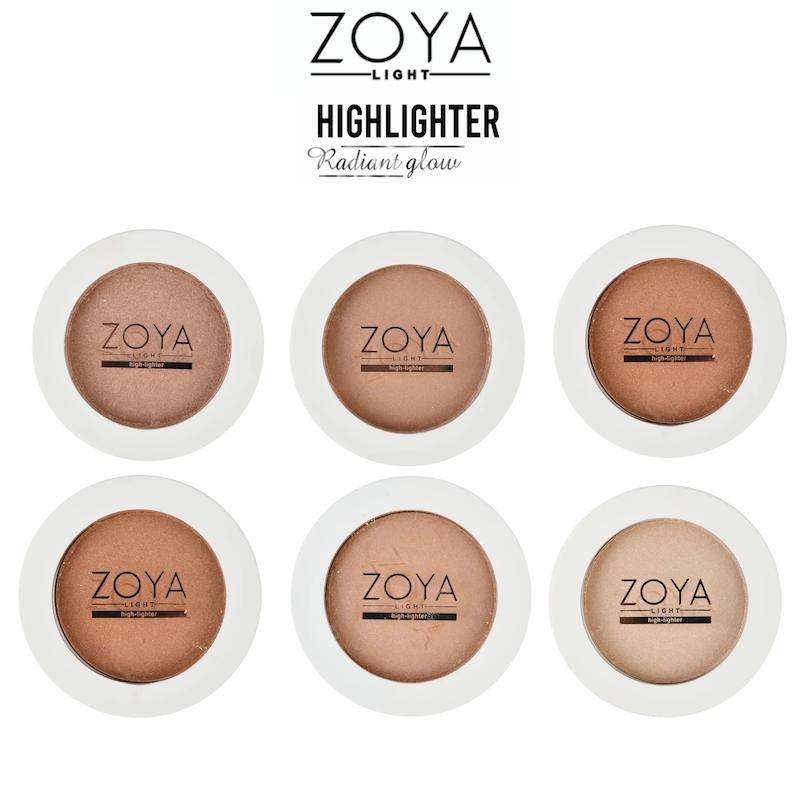 هایلایتر تک رنگ زویا _ Zoya ایتالیا در 6 رنگ