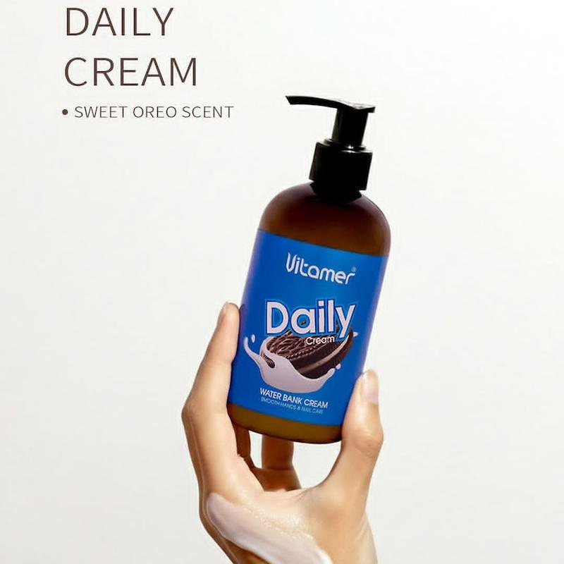 کرم پمپی بانک آبرسان دست و صورت ویتامر مدل بیسکوئیت اورئو
