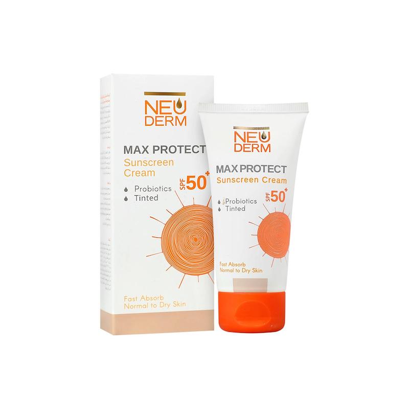 ضدآفتاب رنگی مکس پروتکت نئودرم _ NeuDerm پوست معمولی تا خشک