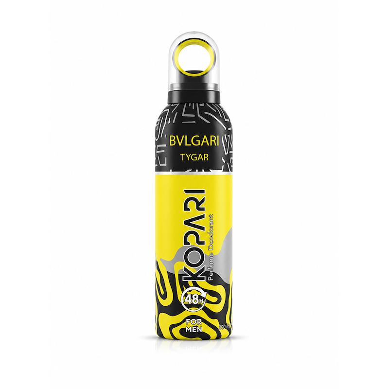 اسپری خوشبوکننده بدن کوپاری مدل Tygar Bvlgari