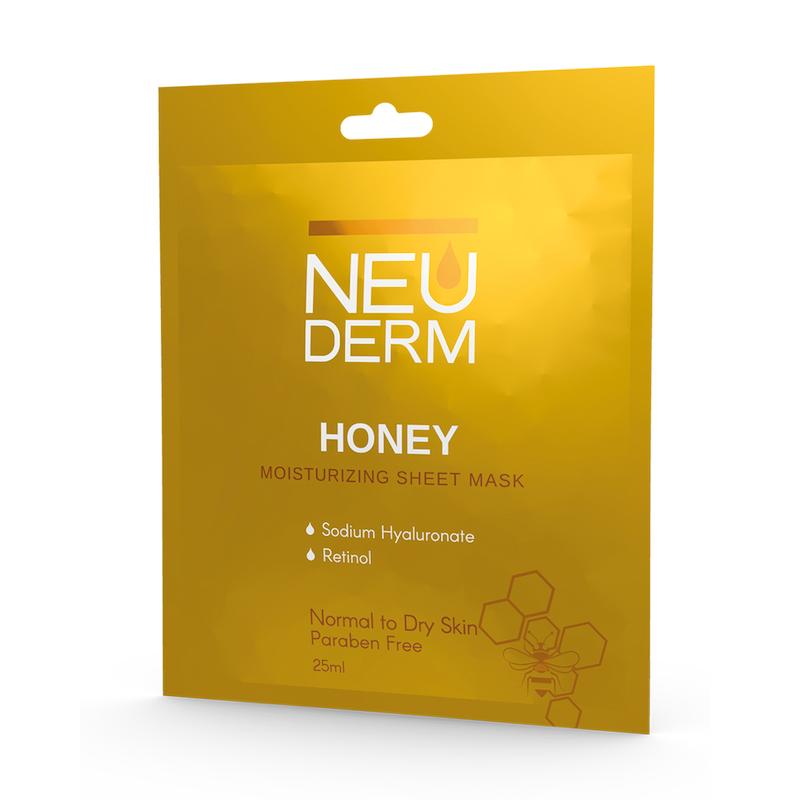 ماسک صورت ورقه ای نئودرم حاوی عصاره عسل