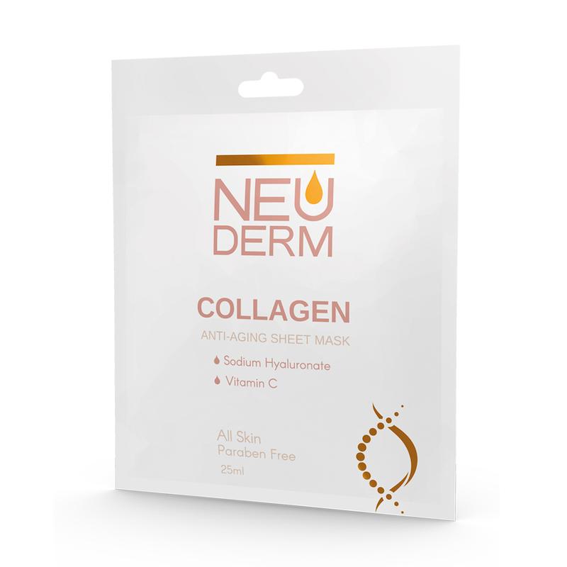 ماسک صورت ورقه ای نئودرم حاوی کلاژن