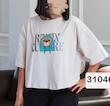 تیشرت کراپ خرس کلاهدار
