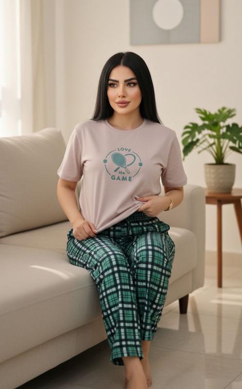 ست تیشرت و شلوار فانتزی قواره دار