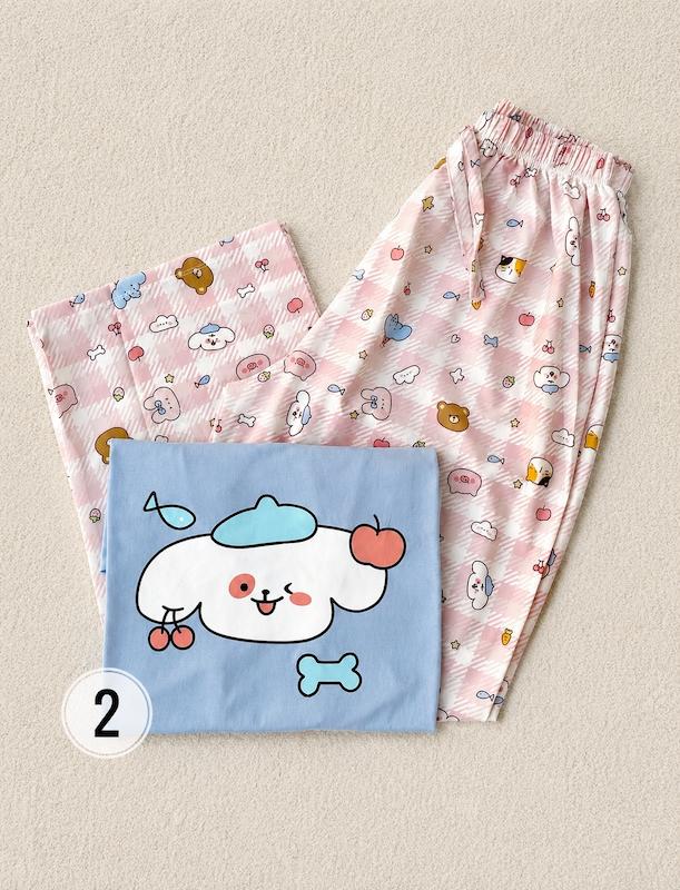 ست تیشرت و شلوار عروسکی قواره دار 🧸🎀