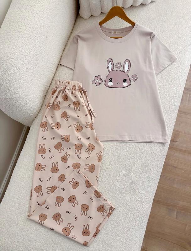 ست تیشرت و شلوار عروسکی قواره دار 🧸🎀