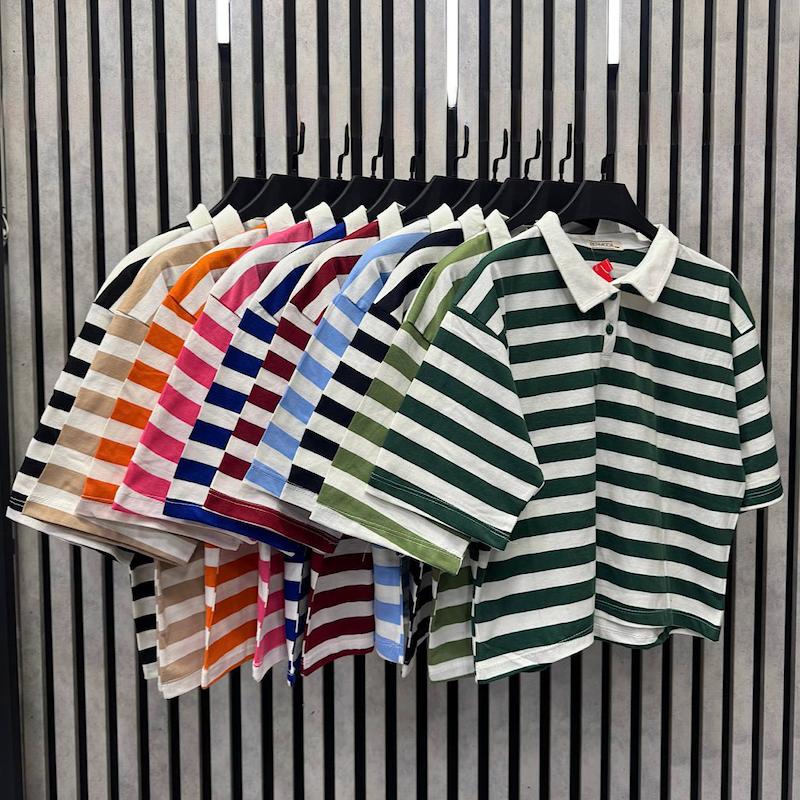 تیشرت کراپ راه راه