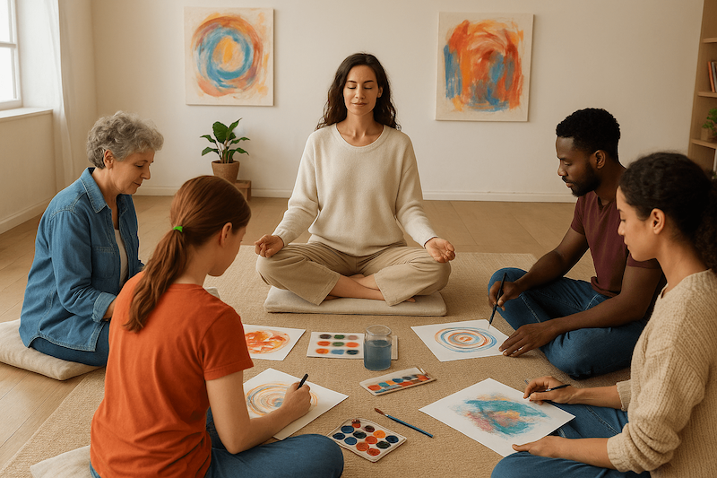 کلاس هنردرمانی نیلیا