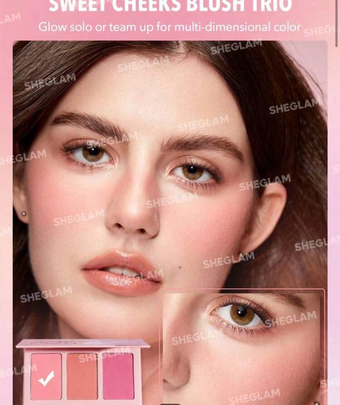 پلت رژگونه ی ۳ تایی sweet cheeks