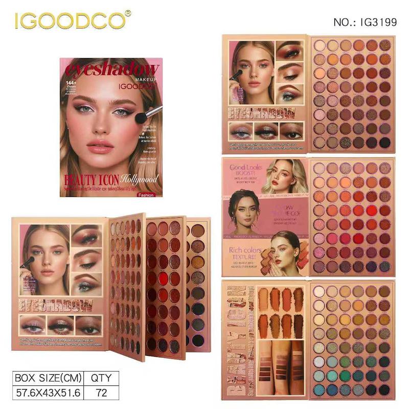 پالت سایه کتابی 144 رنگ IGOODCO