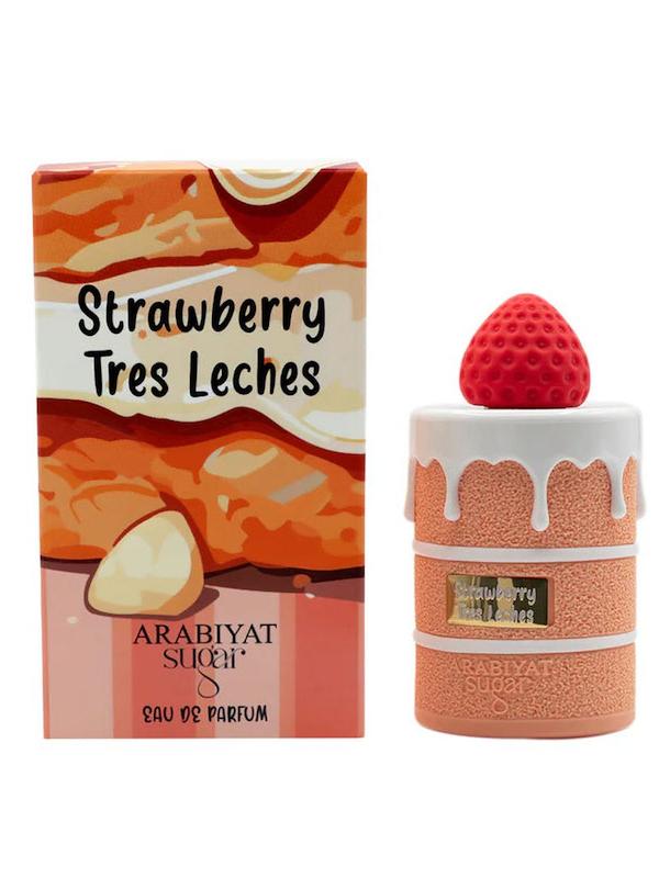 ادکلن عربیات شوگر مدل Strawberry Tres Leches 