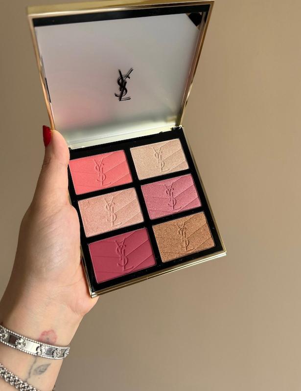 پالت رژگونه  و هایلایتر ایو سن لورن ysl