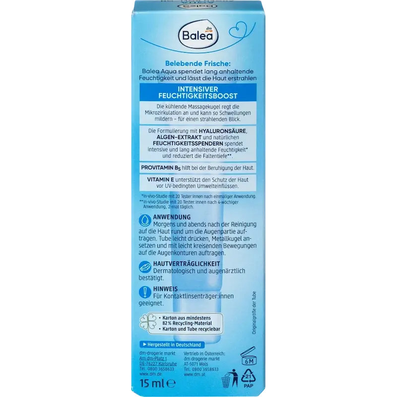 کرم دور چشم آبرسان باله آ Aqua Augen
