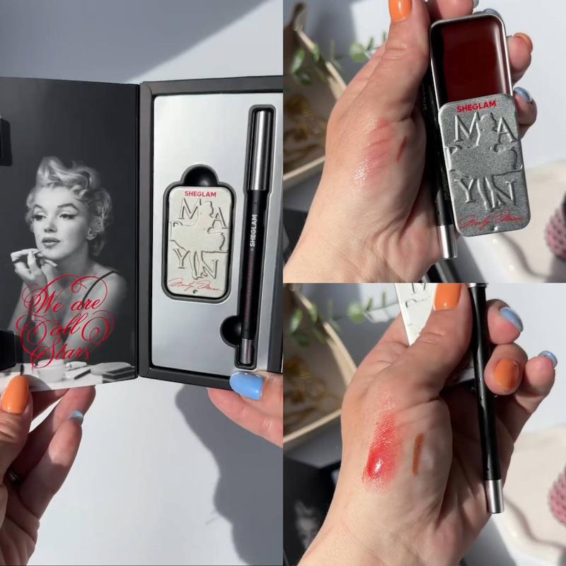 پک آرایشی مرلین مونرو شیگلم (monroe X sheglam collection set)