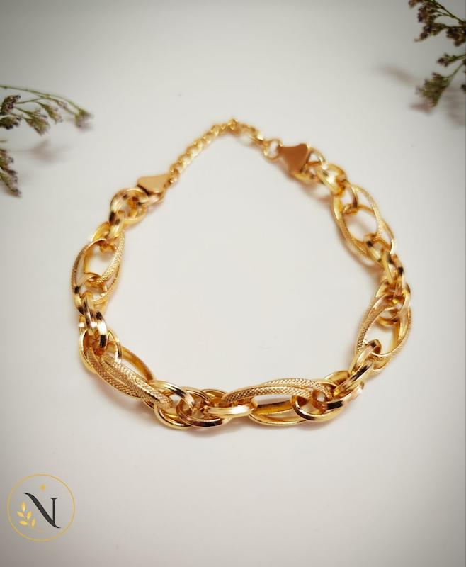 دستبند طرح طلا مدل Gold (DS-100)