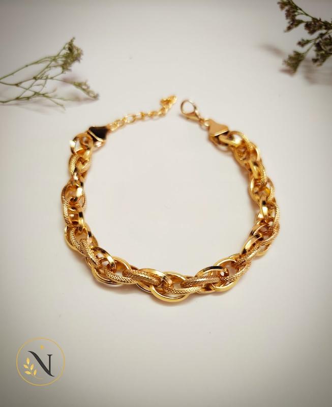 دستبند طرح طلا مدل Gold (DS-200)