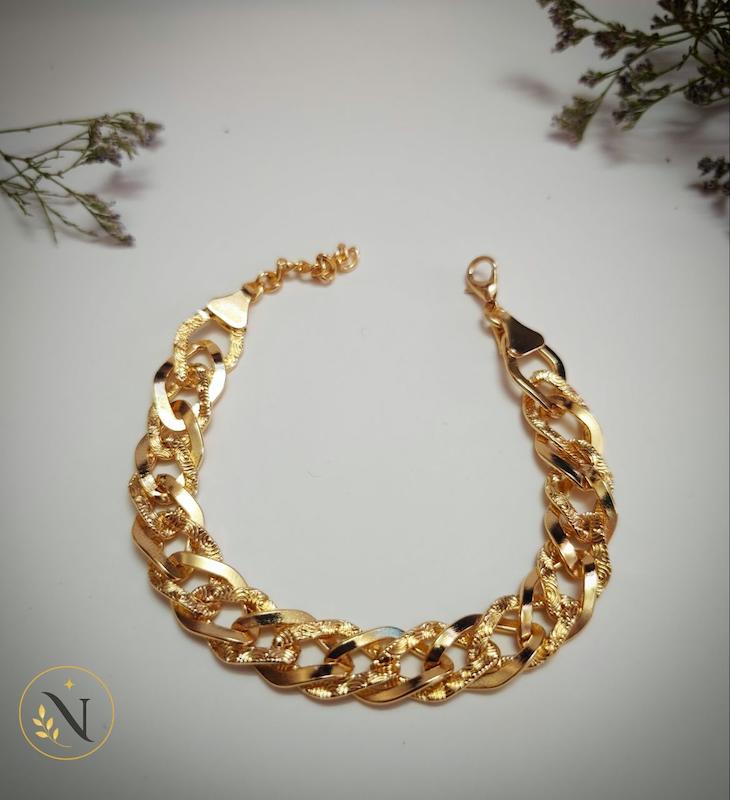 دستبند طرح طلا مدل Gold (DS-300)