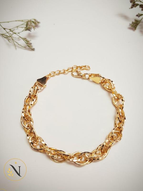 دستبند طرح طلا مدل Gold (DS-400)