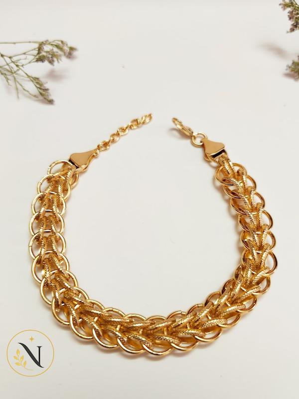 دستبند طرح طلا مدل Gold (DS-500)