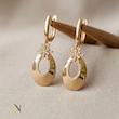 گوشواره طرح جواهر مدل Air (ER-600)