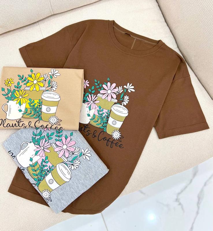 تیشرت plant & coffe
