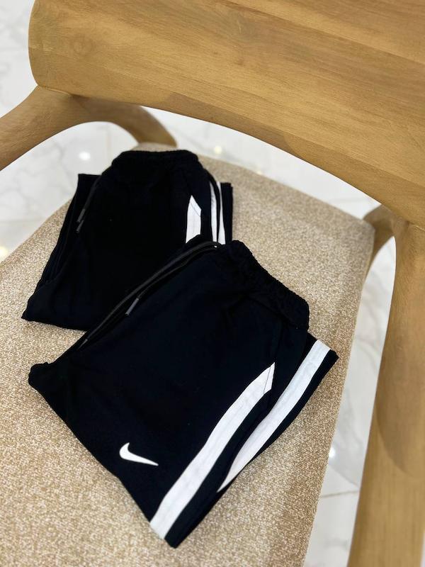 شلوار بگ بغل نواری مشکی