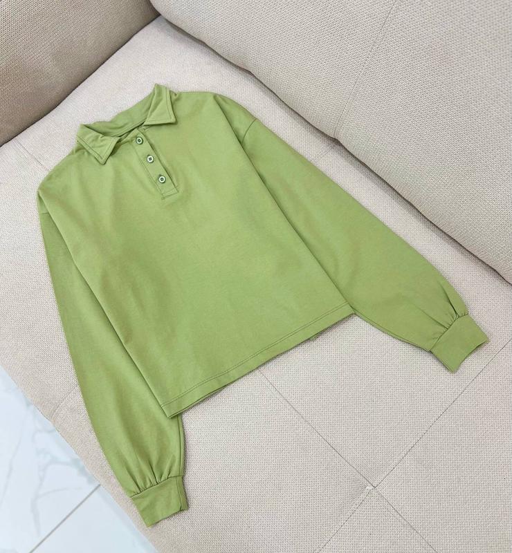 بلوز کراپ یقه دار