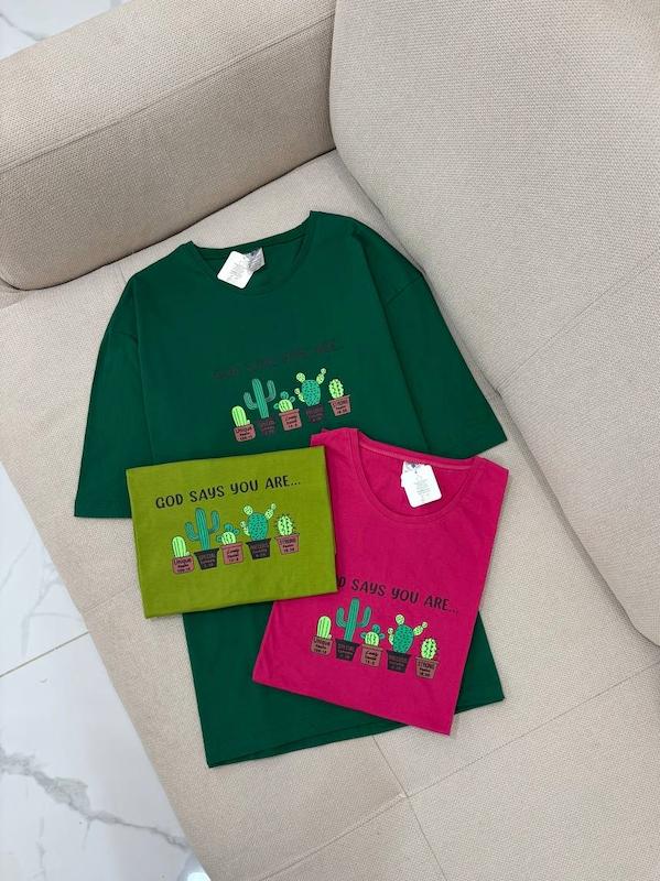 تیشرت بیگ سایز کاکتوس