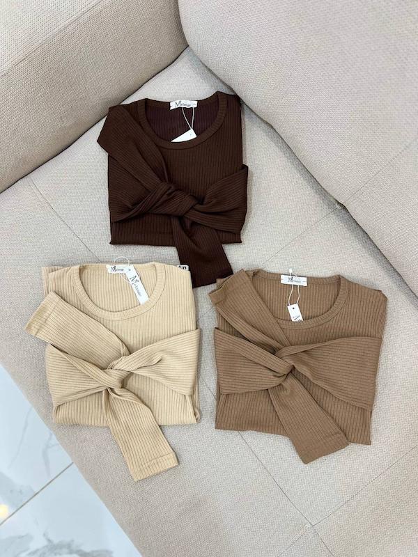 بلوز یقه گرد کبریتی