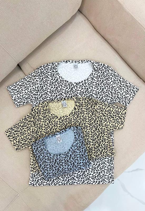 تیشرت کبریتی پلنگی