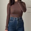 بافت قهوه‌ای Pull&Bear